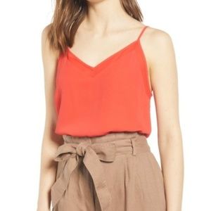 MED Red Scarlet Illusion Cami